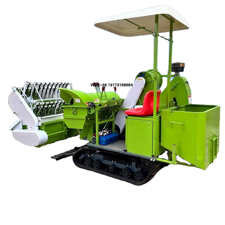 Combine Harvester Mini - Farm 25hp Soybean Harvester Small Rice