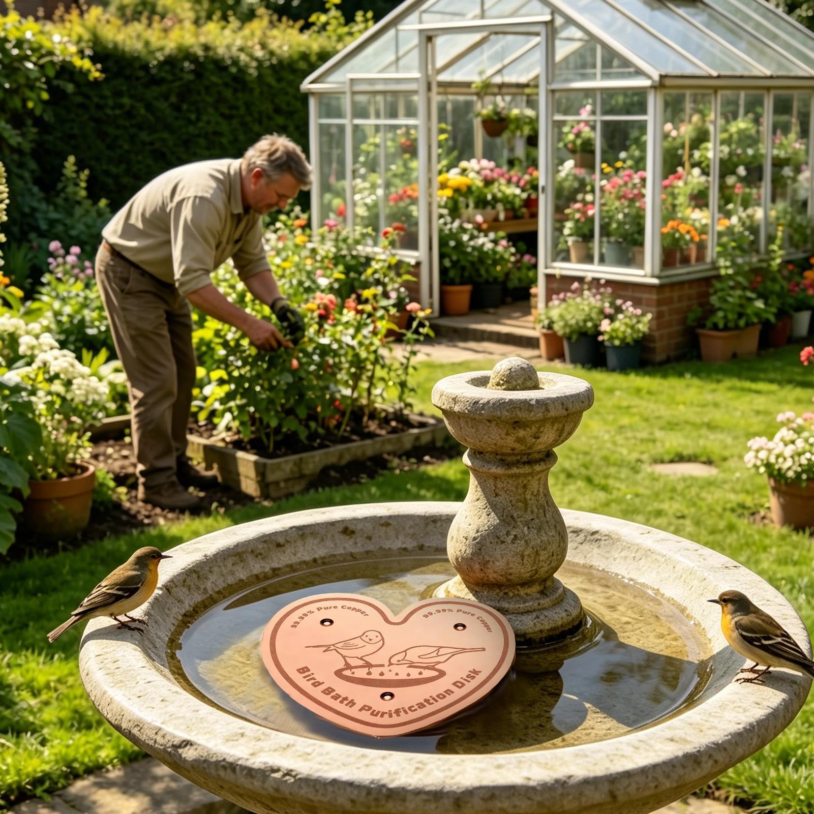 Bird Bath Cleaner Disc Solid M - Farming & Agriculture Word Stacks ulasan dan harga