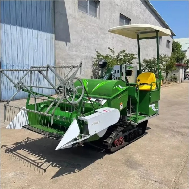 New Small Mini Rice Wheat Comb - Combine Harvester Mini ulasan dan harga