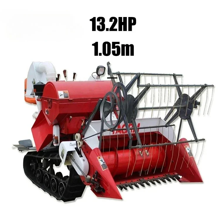 Automatic 13HP New Wheat Rice  - Combine Harvester Mini ulasan dan harga