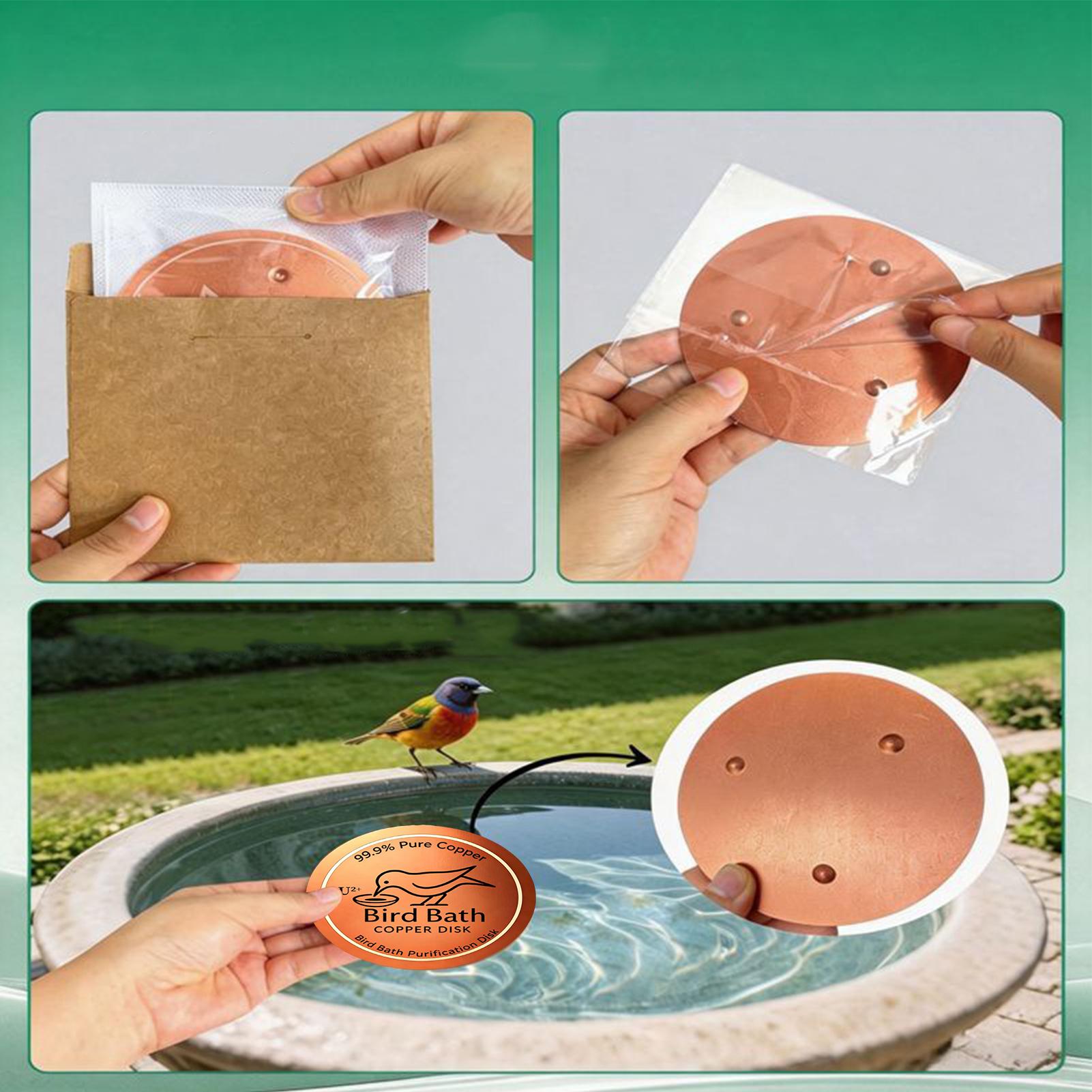 Bird Bath Copper Disk 0.6mm Th - Farming & Agriculture Word Stacks ulasan dan harga