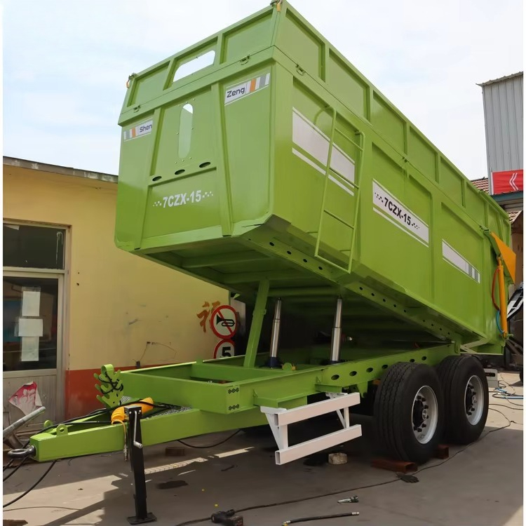 Hydraulic Silage Farm Trailer  - Grain Farming Agriculture ulasan dan harga