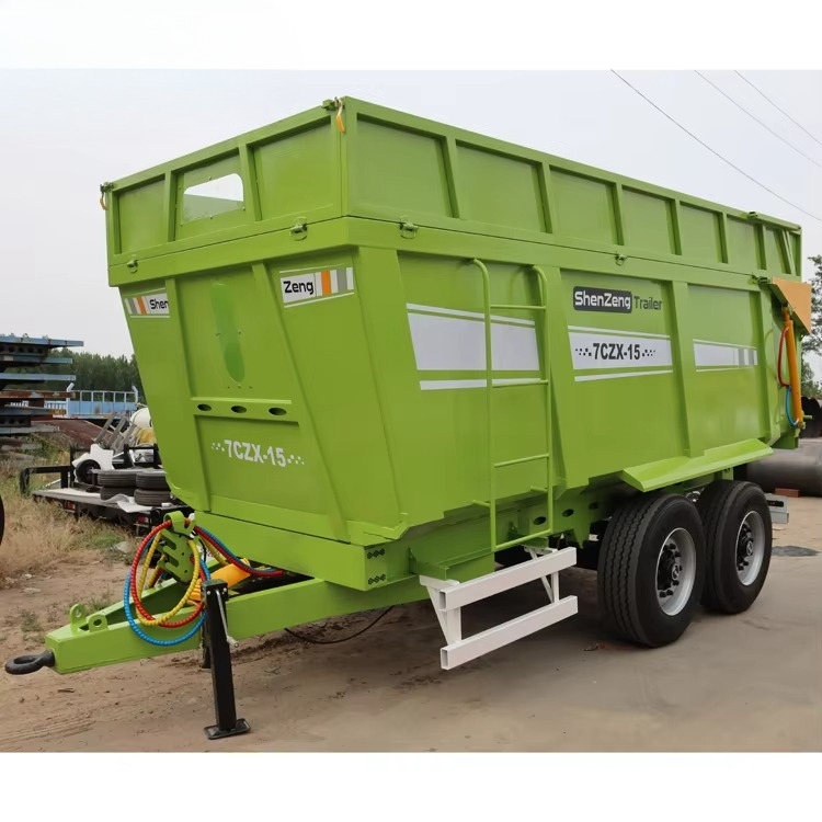 Hydraulic Silage Farm Trailer  - Grain Farming Agriculture ulasan dan harga