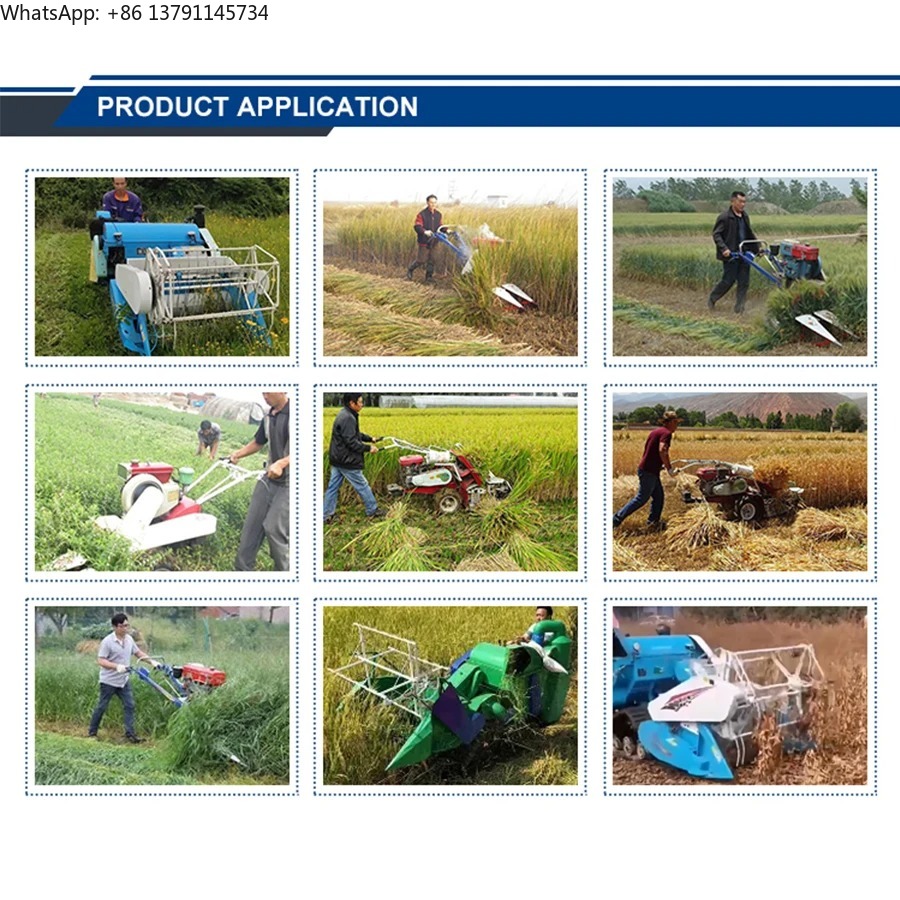 Small Mini Gear Drive Combine  - Combine Harvester Mini ulasan dan harga