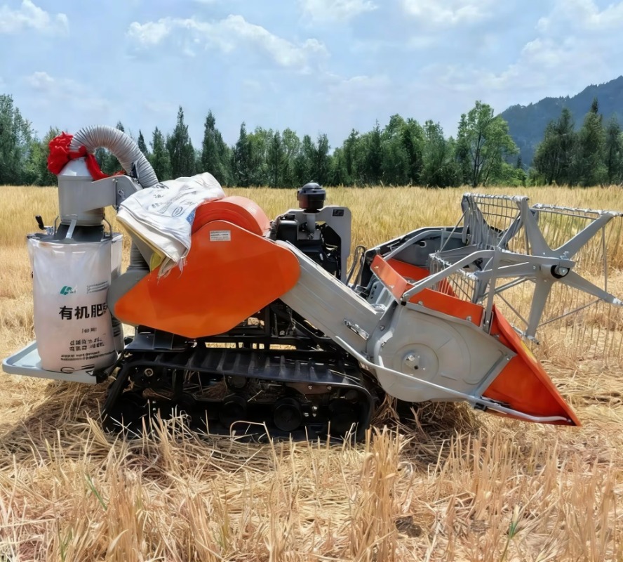 15HP Mini Crawler Combine Harv - Combine Harvester Mini ulasan dan harga