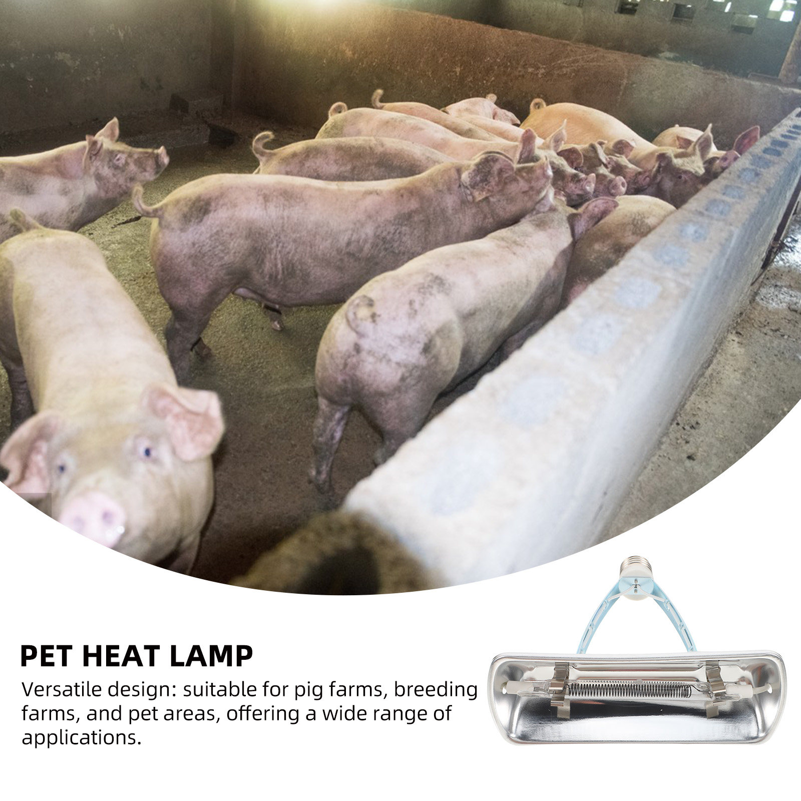 Pig Farm Preservation Lamp Chi - Farming & Agriculture Word Stacks ulasan dan harga